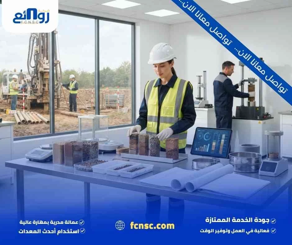 مختبر فحص التربة | جسات وتحاليل وتقارير فنية للمشاريع 2 أهمية فحص التربة قبل البناء