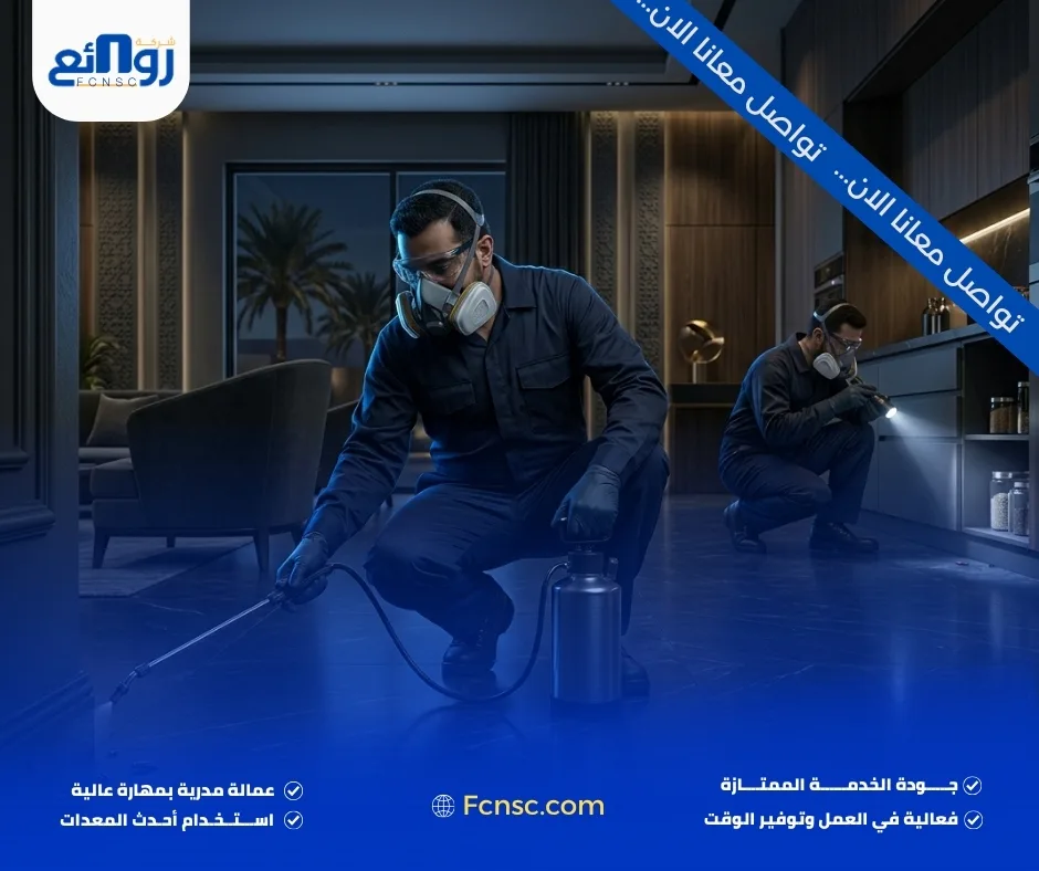 خدمات مكافحة الحشرات بالقصيم للمنازل والفلل والمنشآت