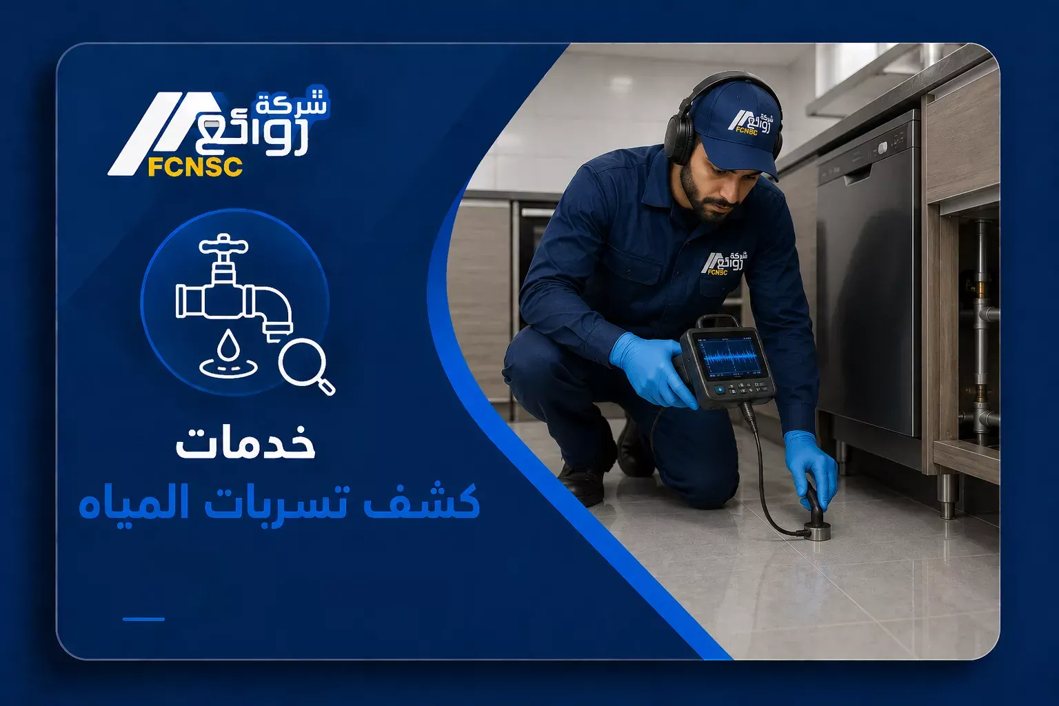 كشف تسربات المياه
