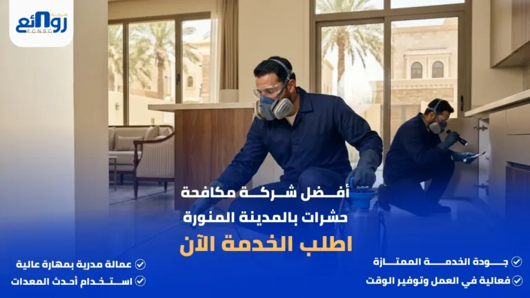 أفضل شركة مكافحة حشرات بالمدينة المنورة | اطلب الخدمة الآن
