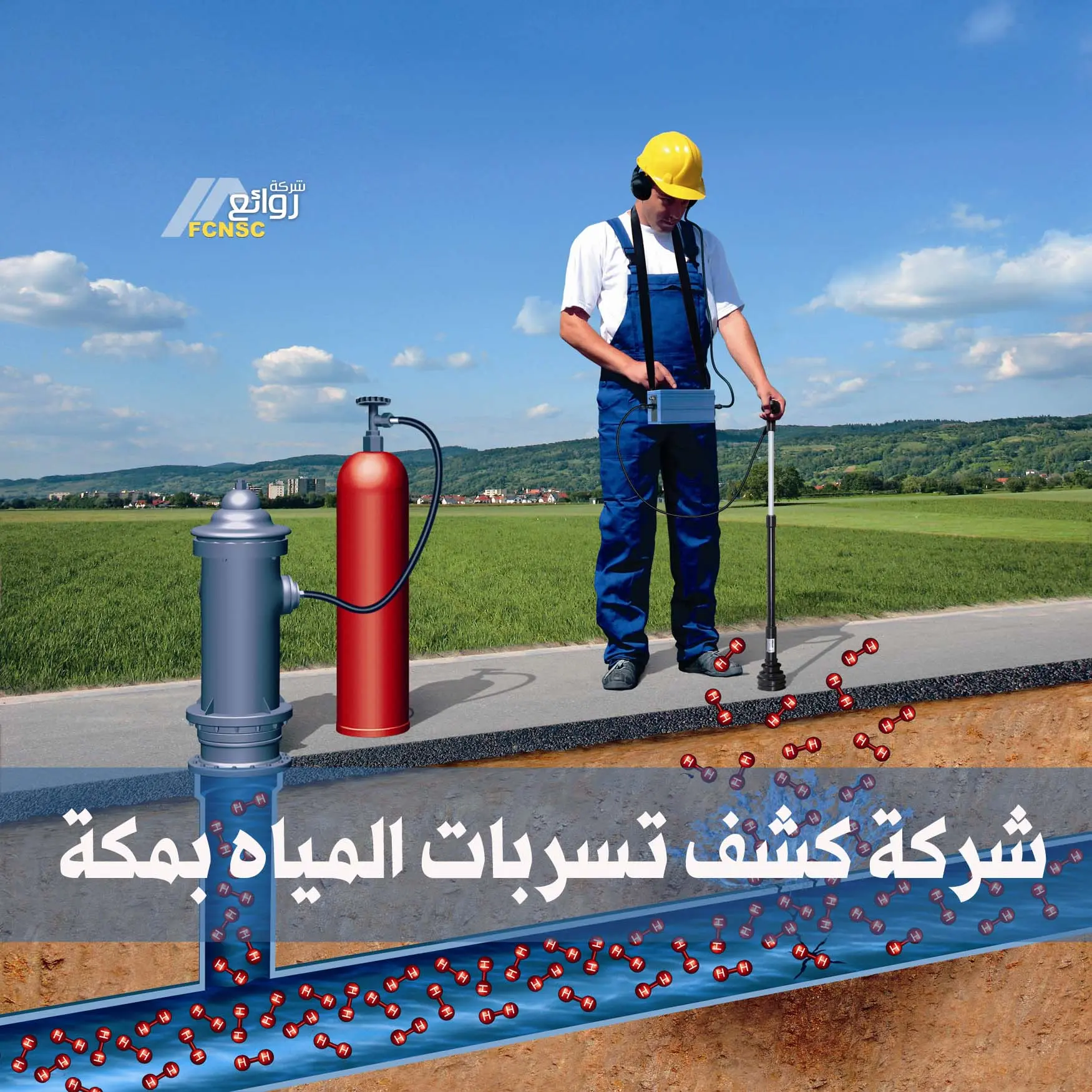 افضل شركة كشف تسربات المياه بمكة 0503410204 خصم 50% 2 شركة كشف تسربات المياه