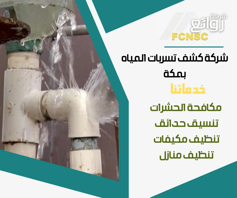 كشف تسربات المياه بمكة 