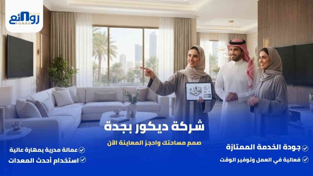 شركة ديكور بجدة | صمم مساحتك واحجز المعاينة الآن