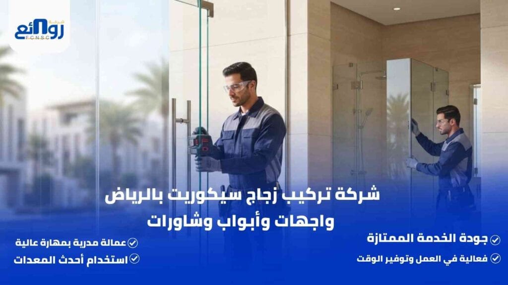 شركة تركيب زجاج سيكوريت بالرياض | واجهات وأبواب وشاورات