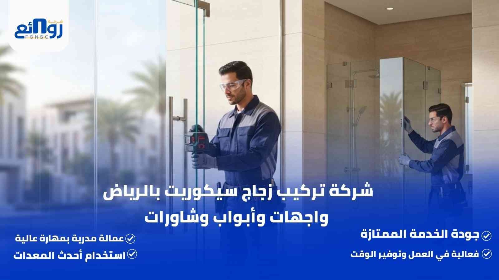شركة تركيب زجاج سيكوريت بالرياض
