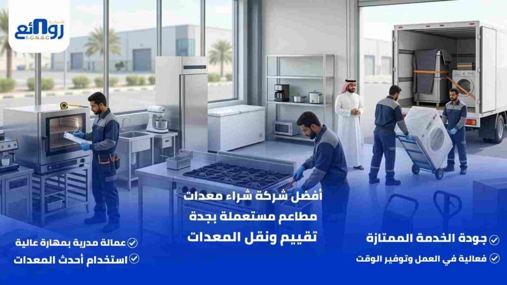 أفضل شركة شراء معدات مطاعم مستعملة بجدة | تقييم ونقل المعدات