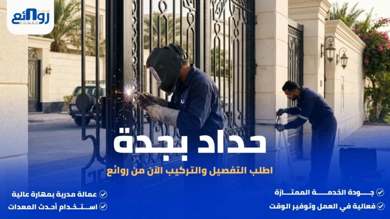 حداد بجدة | اطلب التفصيل والتركيب الآن من روائع