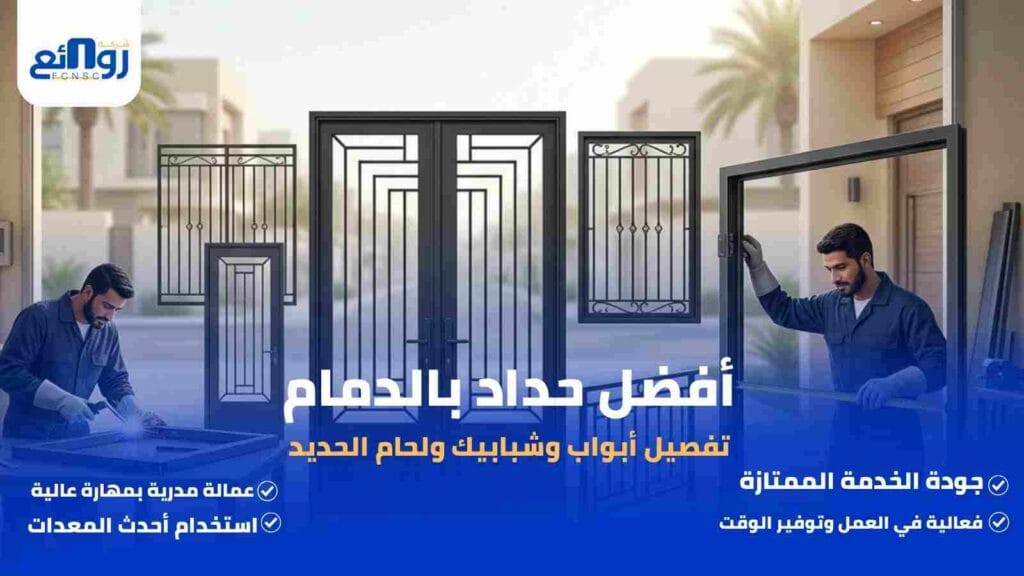 أفضل حداد بالدمام | تفصيل أبواب وشبابيك ولحام الحديد