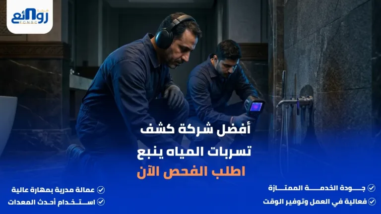 أفضل شركة كشف تسربات المياه ينبع | اطلب الفحص الآن