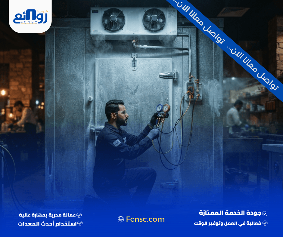 صيانة غرف تبريد وتجميد بمكة | اطلب الصيانة الآن 3 أشهر أعطال غرف التبريد والتجميد