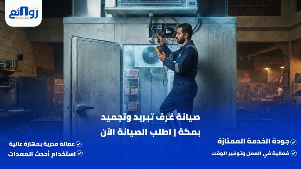 صيانة غرف تبريد وتجميد بمكة | اطلب الصيانة الآن