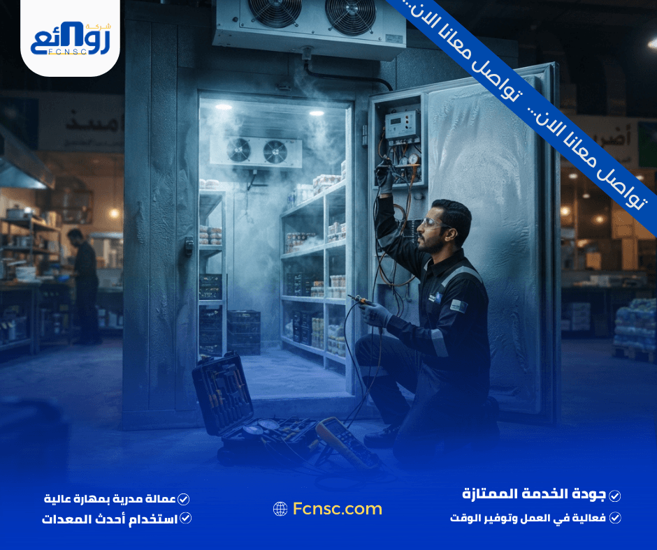 صيانة غرف تبريد وتجميد بجدة