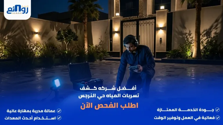 افضل شركة كشف تسربات المياه حي النرجس | اطلب الفحص الآن