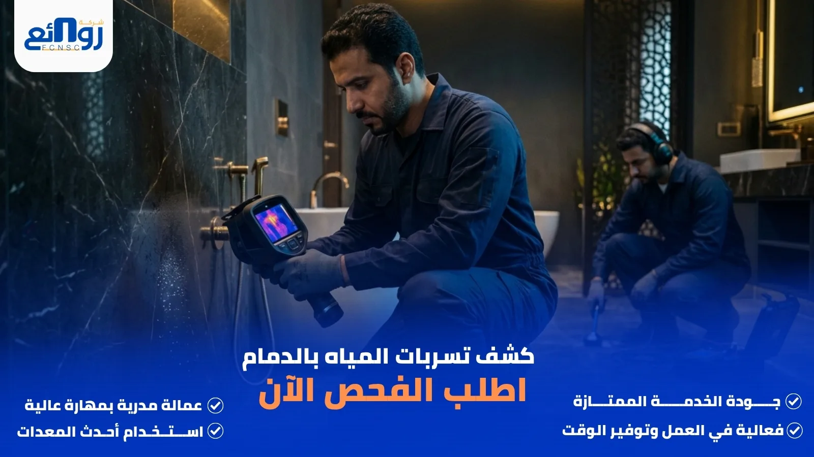 كشف تسربات المياه بالدمام | اطلب الفحص الآن
