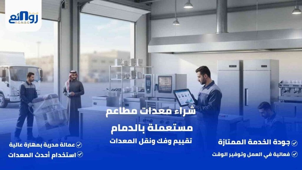شراء معدات مطاعم مستعملة بالدمام | تقييم وفك ونقل المعدات