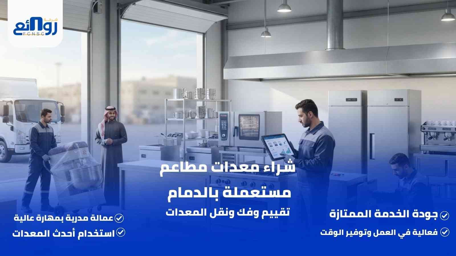 شراء معدات مطاعم مستعملة بالدمام