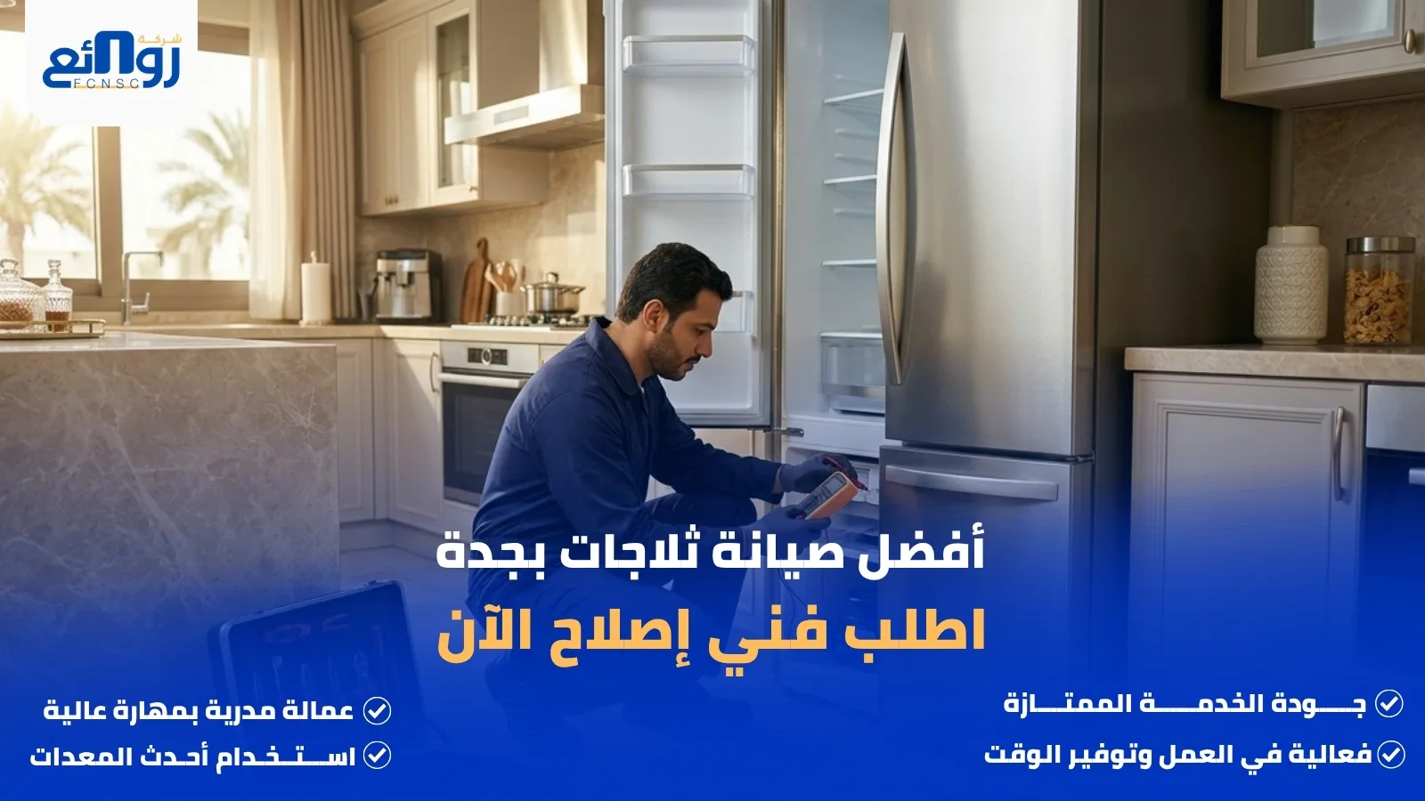 أفضل صيانة ثلاجات بجدة | اطلب فني إصلاح الآن