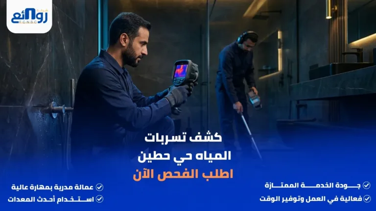 كشف تسربات المياه حي حطين | اطلب الفحص الآن