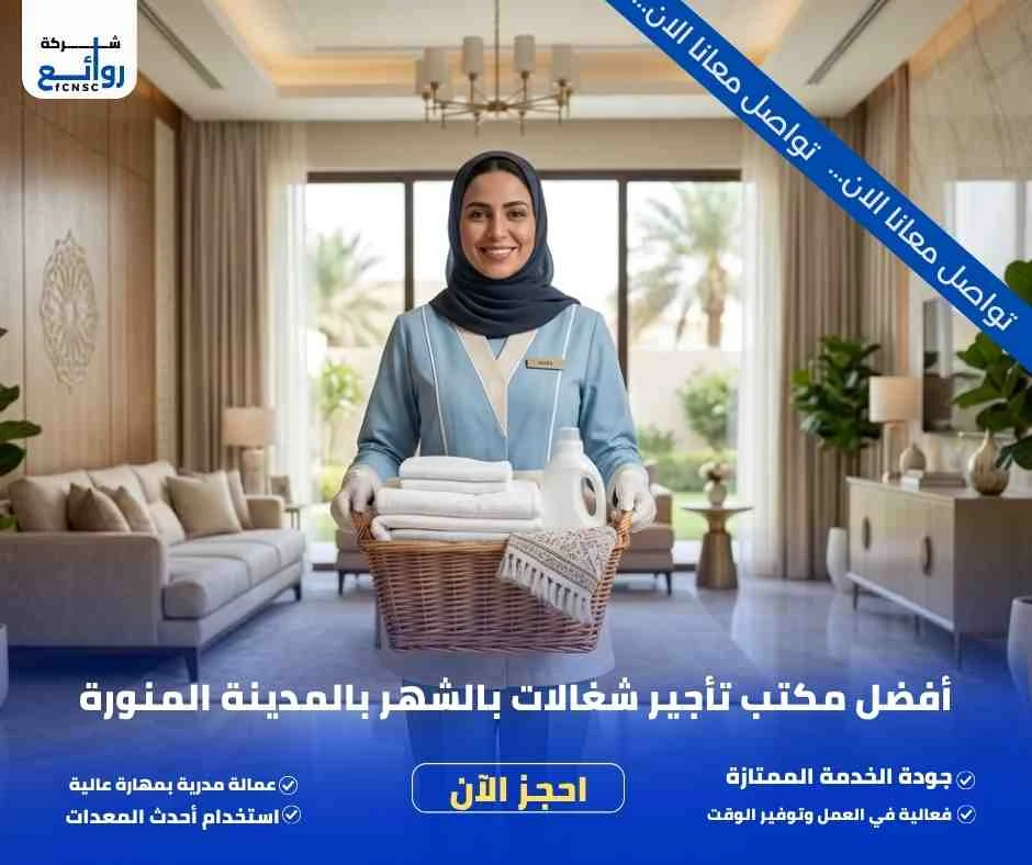 مكتب تأجير شغالات بالشهر بالمدينة المنورة