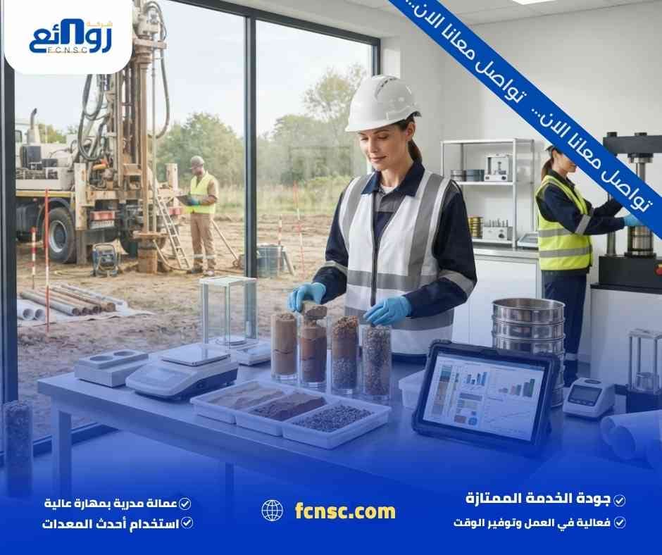 مختبر فحص التربة