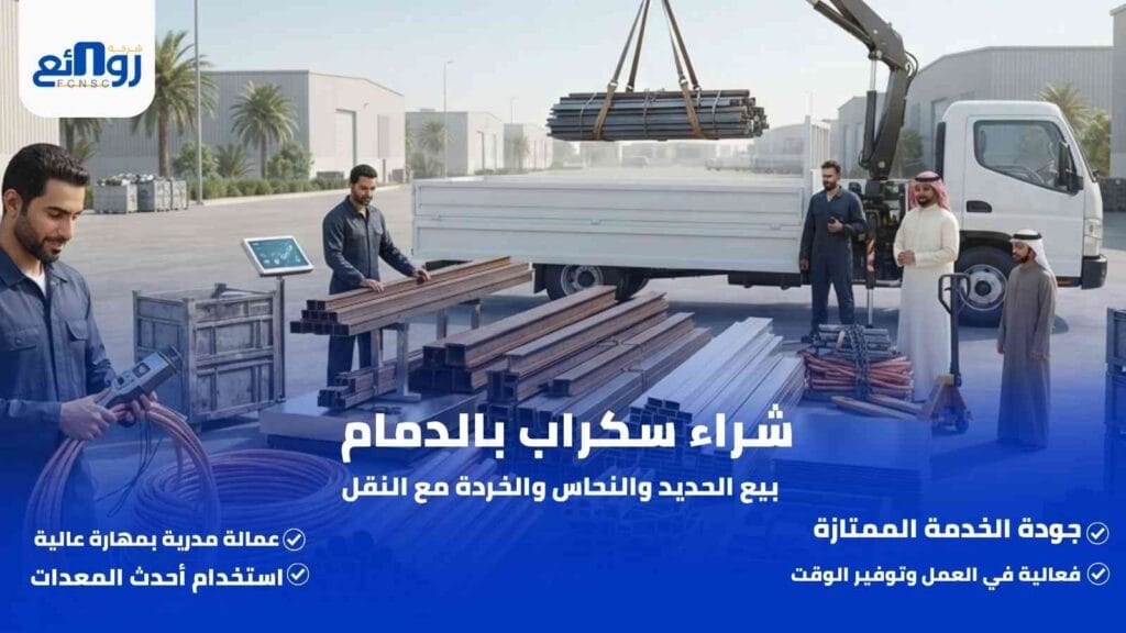 شراء سكراب بالدمام | بيع الحديد والنحاس والخردة مع النقل
