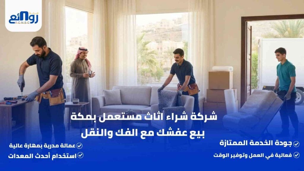 شركة شراء اثاث مستعمل بمكة | بيع عفشك مع الفك والنقل